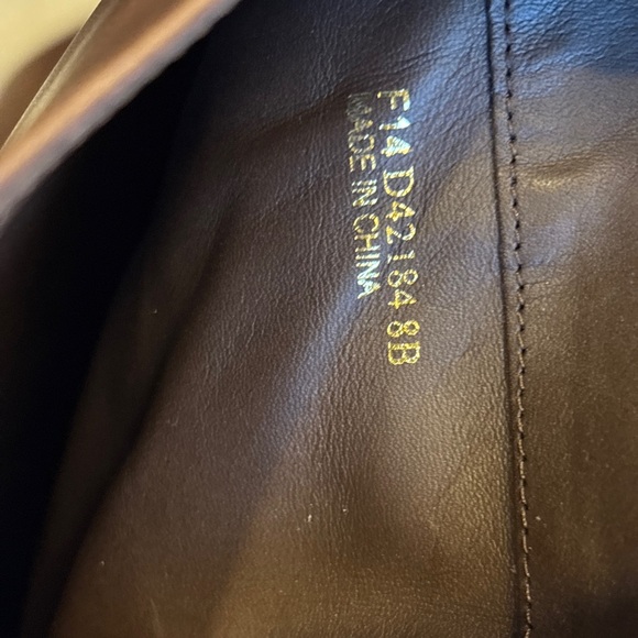 Cole Haan “Chrystie” High Heel Leather Knee Boots Women’s 8B Brown - Picture 14 of 15